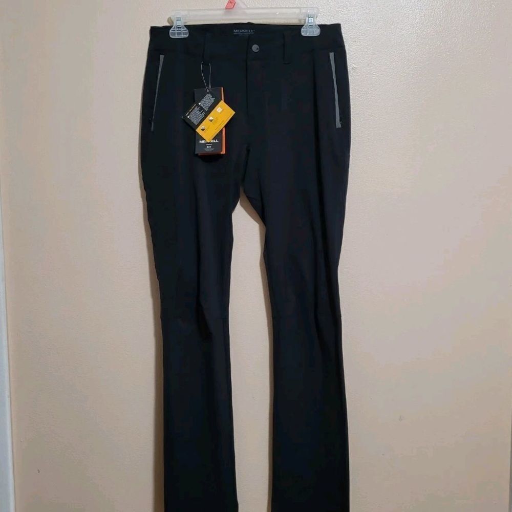Merrell Trekpro Hiking Pants Black Straight Leg Quick Dry Utility Gorpcore NWT 4